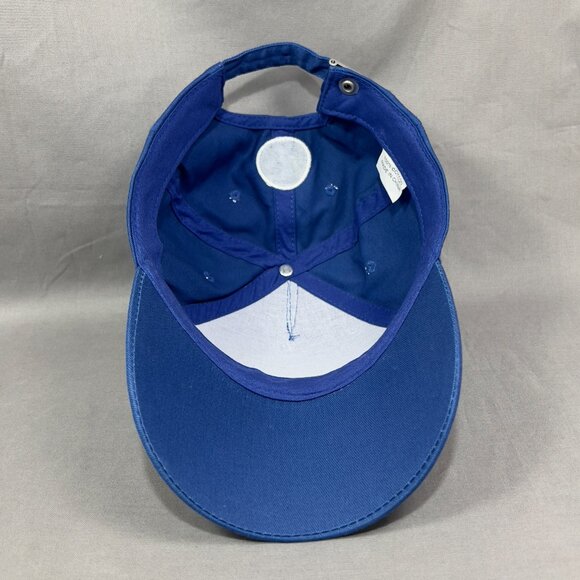 FIFA World Cup Brazil Strapback Cap Hat Blue Soccer Hyundai Souvenir Dad Mens - Picture 11 of 14
